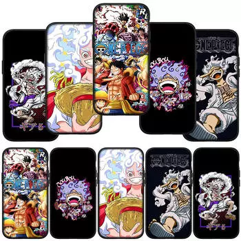 Чехол для телефона Samsung Galaxy S24 S23 iPhone 15 14 Xiaomi Redmi Note 13 12 11 8 10 9 Pro Max X XR OPPO A15 Huawei Comics Luffy Gear 5 One Piece Cover for Samsung Galaxy S10 Plus олений