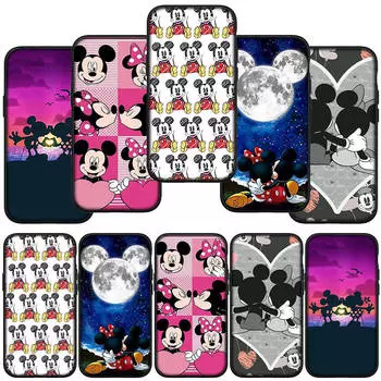 Чехол для телефона Samsung Galaxy S24 S23 iPhone 15 14 Xiaomi Redmi Note 13 12 11 8 10 9 Pro Max X XR 13C 12C 9C OPPO A15 Huawei Mickey Minnie Mouse Cover