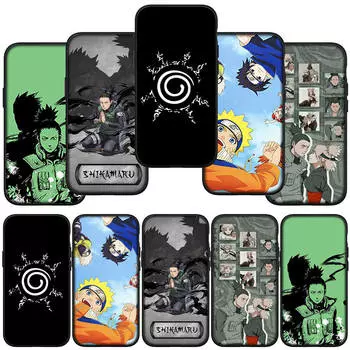 Чехол для телефона Samsung Galaxy S24 S23 iPhone 15 14 Xiaomi Redmi Note 13 12 11 8 Plus 10 9 Pro Max X XR OPPO Huawei Nara Shikamaru Comics Naruto Cover for Samsung Galaxy S8 Plus аэро
