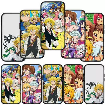 Чехол для телефона Samsung Galaxy S24 S23 iPhone 15 14 Xiaomi Redmi Note 13 12 11 8 10 9 Pro Max X XR OPPO A15 Huawei Seven Deadly Sins Meliodas Cover