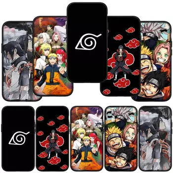 Чехол для телефона Samsung Galaxy S24 S23 iPhone 15 14 Xiaomi Redmi Note 13 12 11 8 10 9 Pro Max X XR OPPO A15 Huawei Comics Itachi Uchiha Sasuke Naruto for Xiaomi Poco F6 ceil