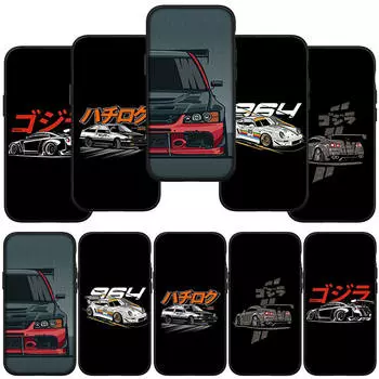 Чехол для телефона Samsung Galaxy S24 S23 iPhone 15 14 Xiaomi Redmi Note 13 12 11 8 10 9 Pro Max X XR OPPO A15 Huawei Supercar Anime Super Car Cover for Samsung Galaxy S9 Plus аэро