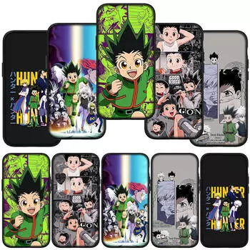 Чехол для телефона Samsung Galaxy S24 S23 iPhone 15 14 Xiaomi Redmi Note 13 12 11 8 10 9 Pro Max X XR OPPO Huawei Gon Freecss Killua Hunter X Hunter Cover