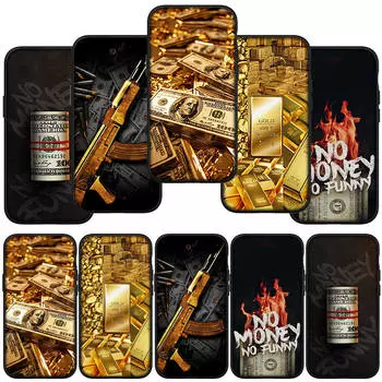 Чехол для телефона Samsung Galaxy S24 S23 iPhone 16 15 14 Xiaomi Redmi Note 13 12 11 8 Plus 10 9 Pro A16Max X XR OPPO Huawei Wallpaper Money 100 Cover for Huawei P30 Lite аэро