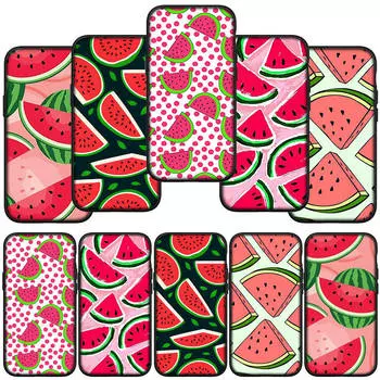 Чехол для телефона Samsung Galaxy S24 S23 iPhone 16 15 14 Xiaomi Redmi Note 13 12 11 8 Plus 10 9 Pro Max X XR OPPO Huawei арбузный летний фруктовый чехол for Samsung Galaxy S24 Plus аэро