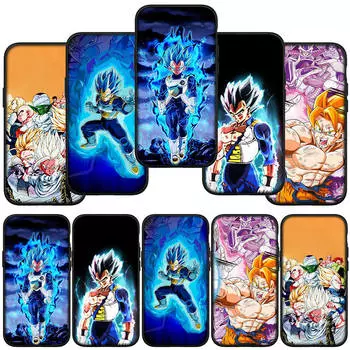 Чехол для телефона Samsung Galaxy S24 S23 iPhone 15 14 Xiaomi Redmi Note 13 12 11 8 10 9 Pro Max X XR OPPO A15 Huawei Vegeta IV Dragon Ball Z Goku Cover for Samsung Galaxy S22 Plus аэро