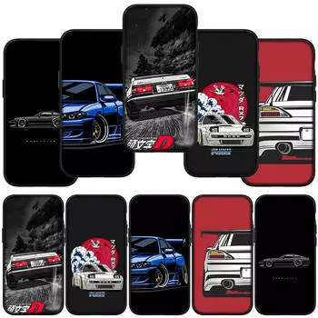 Чехол для телефона Samsung Galaxy S24 S23 iPhone 15 14 Xiaomi Redmi Note 13 12 11 8 10 9 Pro Max X XR OPPO A15 Huawei Initial D Super Car AE86 Supercar for Samsung Galaxy A35 5G болюс