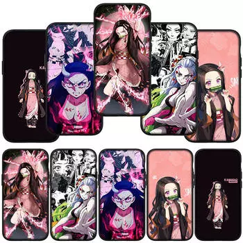 Чехол для телефона Samsung Galaxy S24 S23 iPhone 15 14 Xiaomi Redmi Note 13 12 11 8 10 9 Pro Max Plus X XR OPPO Huawei Daki Gyutaro Demon Slayer Nezuko for Samsung Galaxy A50 олений