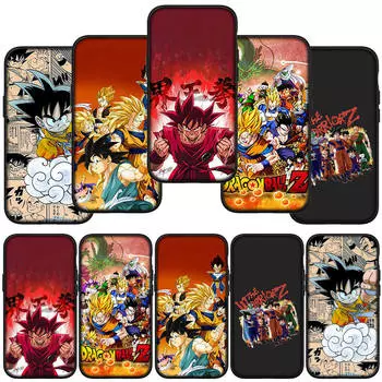 Чехол для телефона Samsung Galaxy S24 S23 iPhone 15 14 Xiaomi Redmi Note 13 12 11 8 10 9 Pro Max X XR OPPO Huawei Poster Dragon Ball Goku DragonBall Cover for Huawei Mate 10 Pro болюс