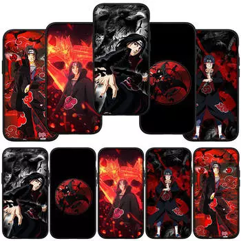 Чехол для телефона Samsung Galaxy S24 S23 iPhone 15 14 Xiaomi Redmi Note 13 12 11 8 10 9 Pro Max X XR OPPO A15 Huawei Comics Акацуки Наруто Итачи Учиха for Samsung Galaxy S22 аэро