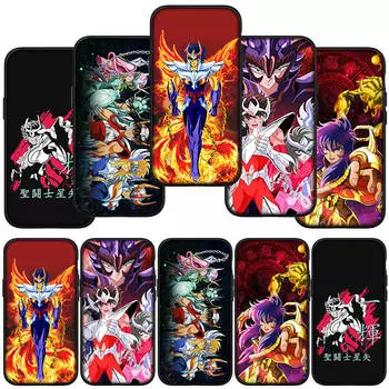 Чехол для телефона Samsung Galaxy S24 S23 iPhone 15 14 Xiaomi Redmi Note 13 12 11 8 Plus 10 9 Pro Max X XR OPPO A54 A14 13C Huawei Anime Saint Seiya Cover for iPhone 13 Mini олений
