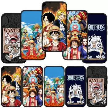 Чехол для телефона Samsung Galaxy S24 S23 iPhone 15 14 Xiaomi Redmi Note 13 12 11 8 10 9 Pro Max X XR OPPO A15 Huawei Poster Luffy Gear 5 One Piece Cover for Samsung Galaxy S20 болюс