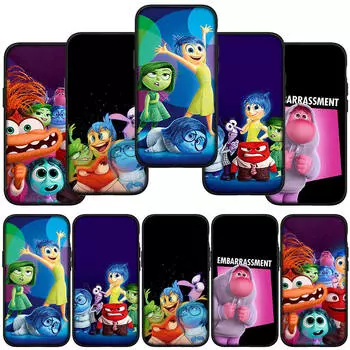 Чехол для телефона Samsung Galaxy S24 S23 iPhone 15 14 Xiaomi Redmi Note 13 12 11 8 10 9 Pro Max X XR OPPO A15 Huawei Cartoon Inside Cute Out Cover for Huawei Y6 2018 экрю