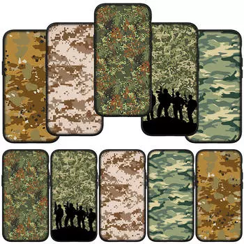 Чехол для телефона Samsung Galaxy S24 S23 iPhone 15 14 Xiaomi Redmi Note 13 12 11 8 10 9 Pro Max X XR OPPO Huawei Art Military Army Camouflage Camo Cover for Huawei Mate 10 Pro болюс