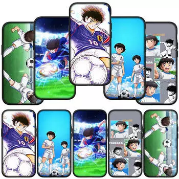 Чехол для телефона Samsung Galaxy S24 S23 iPhone 16 15 14 Xiaomi Redmi Note 13 12 11 8 Plus 10 9 Pro Max X XR OPPO Huawei аниме-капитан Tsubasa чехол for Samsung Galaxy A34 5G болюс