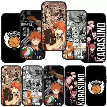 Чехол для телефона Samsung Galaxy S24 S23 iPhone 16 15 14 Xiaomi Redmi Note 13 12 11 8 Plus 10 9 Pro Max X XR OPPO Huawei аниме Haikyuu Shoyo Hinata чехол for iPhone 8 болюс