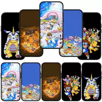 Чехол для телефона Samsung Galaxy S24 S23 iPhone 16 15 14 Xiaomi Redmi Note 13 12 11 Plus 9 Pro Max X OPPO Huawei Anime Digimon Adventure Digital Monster for OPPO A60 аэро