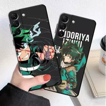 Чехол для телефона Samsung Galaxy S7 S9 S8 S10 S21 S20 Plus S10e S21 FE S22 Ultra 5G, силиконовый чехол с изображением аниме «My Hero Academia Bag», чехол Samsung S20 5G