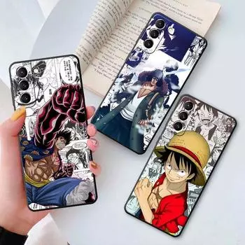 Чехол для телефона Samsung Galaxy S9 S10 S8 S10e S7 S20 FE S22 Ultra 5G S21 Plus S21 S22 + черный силиконовый чехол OnesLuffys Pieces Samsung S7