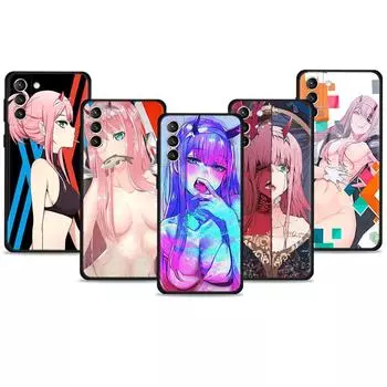 Чехол для телефона Samsung S21 Plus S9 S10 S20 FE 2022 S7 S10e S22 Ultra 5G S8 противоударный Zero Two Darling in the FranXX Anime Samsung S22 5G