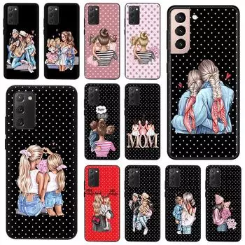 Чехол для телефона Samsung S22 5G S21 Ultra S20 FE S10 Plus Super Baby, мягкий силиконовый чехол для мамы и девочки для мальчиков Galaxy S9 S8 S7 A91 Lite Samsung S7