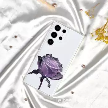 Чехол для телефона Samsung S23A55 Crystal Rose с полным покрытием линз и защитой от падений Samsung A32 big hole