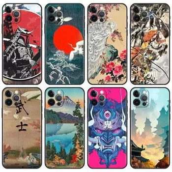 Чехол для телефона Samurai Japan Art для iPhone Samsung Galaxy Redmi Xiaomi Oppo OnePlus Note SA 7 8 9 10 11 12 13 14 20 21 22 23 53 54 Pro Max Plus Ultra iPhone 6 or 6S