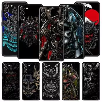 Чехол для телефона Samurai Oni Mask для Samsung Galaxy S23 Ultra S22 S21 S20 FE 5G S10 S10E S9 S8 Plus Note 20 силиконовый чехол-бампер Samsung S9