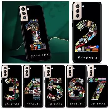 Чехол для телефона «Счастливое число друзей» с телевизором для Samsung Galaxy S21 S20 Ultra S10 Plus Lite S21 S20 Fe 5g S10e S9 S8 S7 Edge Cover Shell For Samsung S7