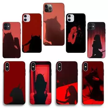 Чехол для телефона Sexy Devil Woman для iPhone 13 12 11 Pro Max Mini Xs X Xr 7 8 6 6s Plus Se Fundas Shell Cover iphone xs max
