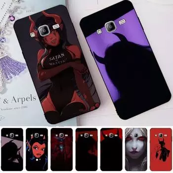 Чехол для телефона Sexy Devil Woman для Samsung Note 9 10 20 Plus Pro Ultra J6 J5 J7 J8 Мягкий черный чехол для телефона Galaxy Note20