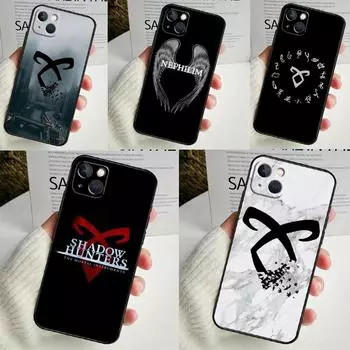 Чехол для телефона Shadowhunters Angelic Rune с логотипом для iPhone 16 15 14 12 11 13 Pro Max 7 8 Plus X XR XS Max 13 12 Mini Cover iPhone 14 Pro