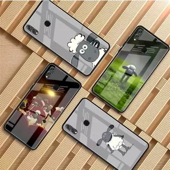 Чехол для телефона Shaun из закаленного стекла для Huawei P20 P30 P40 P40 Lite Pro Psmart Mate 20 30 Huawei P20