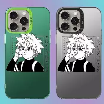 Чехол для телефона Silver Hunter X Killua для iPhone 15 14 13 8 11. iPhone 7PLUS 8PLUS