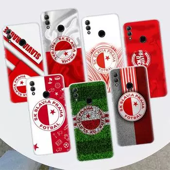 Чехол для телефона Sk Slavia Praha Czech Republic для Huawei Y5 Y6 Y7 Y9S P Smart Z 2021 2019 Honor 10 Lite 9 20 9X 8S 8X 8A Pro 2 Huawei Y5 2019