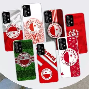 Чехол для телефона Sk Славия Прага Чехия для Samsung Galaxy A53 A52 A73 A72 A12 5G A13 A22 A23 A32 A33 A02S A03S A42 A43 A50S C Samsung A52