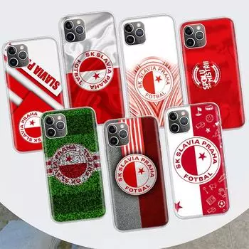 Чехол для телефона Sk Славия Прага, Чехия, для Apple iPhone 11 12 13 14 Pro 7 XR X XS Max 6 6S 8 Plus + Mini 5 SE, мягкий чехол с принтом iPhone 11
