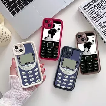 Чехол для телефона Sky Eye Ladder для iPhone 15 14 13 12 Pro Max Samsung A15 A25 A24 A14 Huawei Honor 90 Angel Eye Мягкая обложка A46 Забавный дизайн кнопок в стиле ретро for iPhone 6