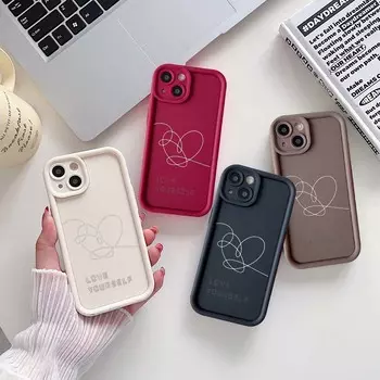 Чехол для телефона Sky Eye Ladder для iPhone 15 Samsung A24 Huawei Honor 90 Xiaomi Redmi Note 12 Infinix Realme Angel Eye Мягкая обложка NY11 Love Yourself Flower for iPhone 13 чёрный