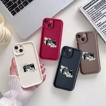 Чехол для телефона Sky Eye Ladder для iPhone 15 Samsung A24 Huawei Honor 90 Xiaomi Redmi 12 Infinix Realme Angel Eye Мягкая обложка NY10 Японский ужас Манга арт for iPhone 6 чёрный