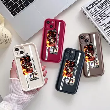 Чехол для телефона Sky Eye Ladder для iPhone 15 Samsung A24 Huawei Honor 90 Xiaomi Redmi Note 11 Infinix Realme Angel Eye Мягкий чехол NY2 Anime Demon Slayer for iPhone 6 чёрный