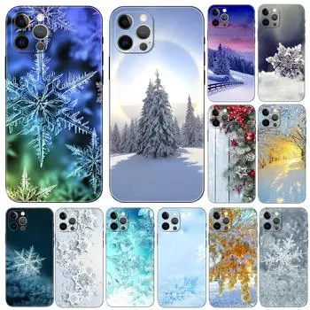 Чехол для телефона «Снег» для iPhone Samsung Galaxy Redmi Xiaomi Oppo OnePlus Note SA 7 8 9 10 11 12 13 14 20 21 22 23 53 54 Pro Max Plus Ultra TPU Soft iPhone 6 or 6S