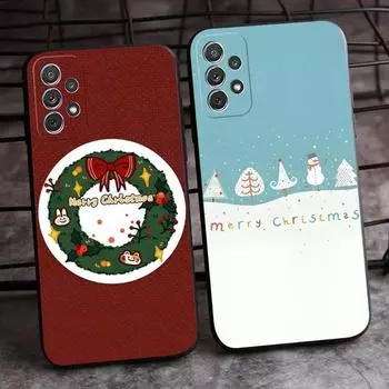 Чехол для телефона «Снеговик» с рождественским чулком и елкой для Samsung Note Galaxy 8 9 20 10 Pro Plus Ultra M20 M31 M40 M10 J7 Prime Cover Samsung J6Plus