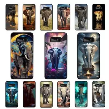 Чехол для телефона со слоном для Samsung Note 8 9 10 20 pro plus lite M 10 11 20 30 21 31 51 A 21 22 42 02 03 Samsung A20E