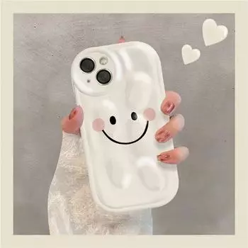 Чехол для телефона со смайликом для Iphone 11 14 Pro Max 12 13, защита камеры, противоударный силиконовый чехол-бампер для Iphone Xr Xs X 7 8 Plus iphone 11 pro