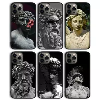 Чехол для телефона со статуей греческого бога, задняя крышка для iPhone 7 8 Plus 6S 5S SE 2020 11 Pro Max 13 Pro Max 12 mini X XS Max XR Coque iPhone 5 5s