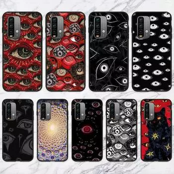Чехол для телефона со страшными глазами и лицом для Xiaomi9 10 11PRO LITE Redmi NOTE7 8 9 10A PRO K40 Poco3 Shell RedmiNote7