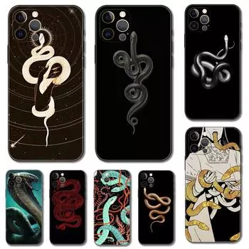 Чехол для телефона со змеей для iPhone Samsung Galaxy Redmi Xiaomi Oppo OnePlus Note SA 7 8 9 10 11 12 13 14 20 21 22 23 53 54 Pro Max Plus Ultra TPU Soft iPhone 6 or 6S