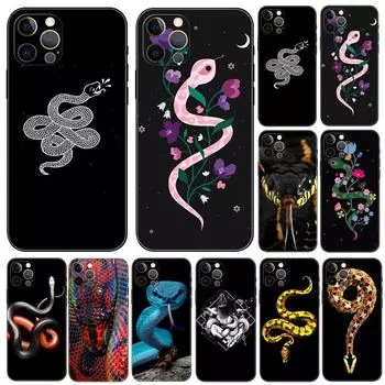 Чехол для телефона со змеей для iPhone Samsung Galaxy Redmi Xiaomi Oppo OnePlus Note SA 7 8 9 10 11 12 13 14 20 21 22 23 53 54 Pro Max Plus Ultra TPU Soft iPhone 6 or 6S