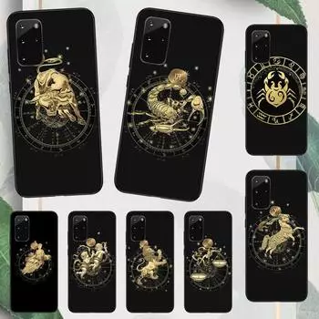 Чехол для телефона со знаками зодиака, художественный дизайн, для Samsung Galaxy AS note 10, 12, 20, 32, 40, 50, 51, 52, 70, 71, 72, 21 fe s ultra plus samsung a71 4G